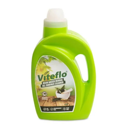 Viteflo Neem Based Herbal All Surface Cleaner 1L - 1 L Bottle, Green Fragrance, Shelf Life 36 Months, Ideal for Versatile Floor Cleaning
