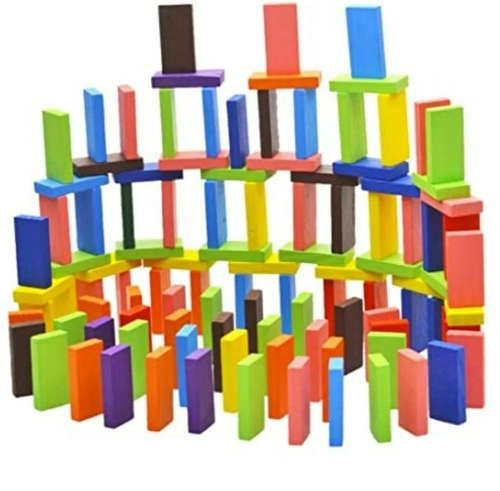 Wooden Dominoes Blocks