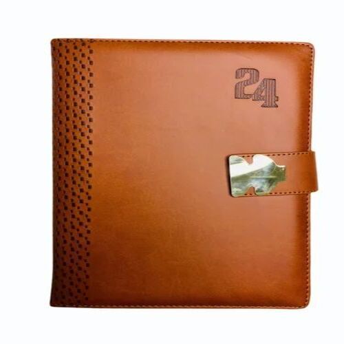110 Gsm Office Executive Diary - A4 Size, PU Leather Cover | Perfect Bound Soft Cover with Pull On Closure, Customizable Features