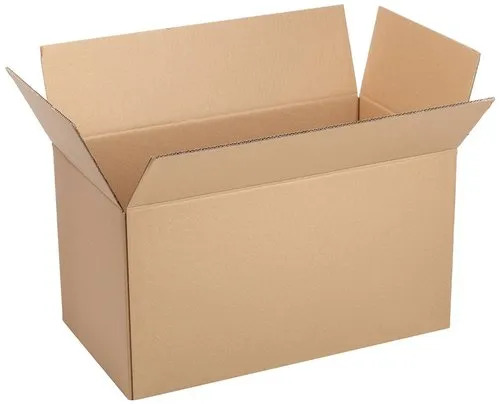 5 Ply Corrugated Box - Durable Eco-Friendly Kraft Paper, Brown Rectangle Shape with Other Printing Type