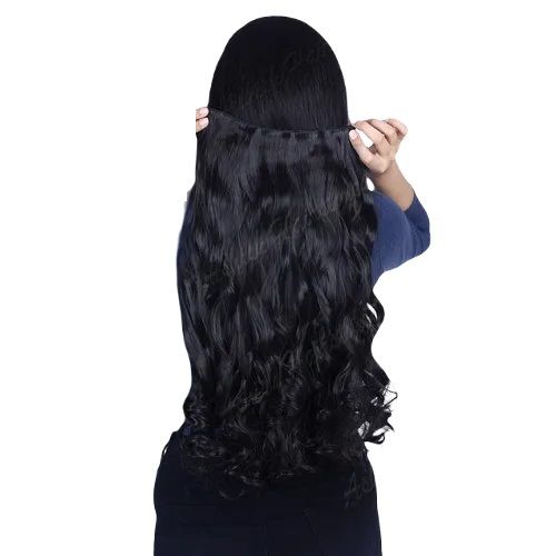 Black Curly Wavy Hair Extension