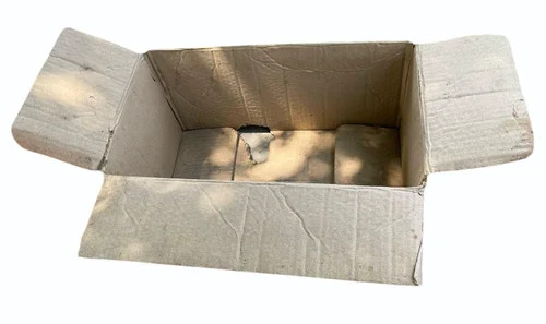 Kraft Paper Food Packaging Corrugated Box - Rectangular, Brown Etc. Color | Durable, Eco-Friendly, Suitable for Food Use