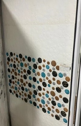 Digital Tiles For Walls - Ceramic, Various Sizes Available, White | Long Lasting Finish, Easy to Wash, Low Maintenance Required, Wear-Resistant