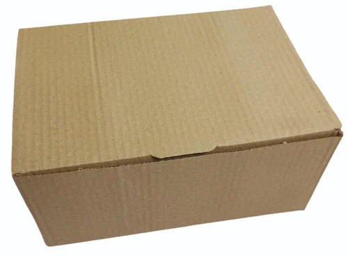 Durable Brown Plain Corrugated Box - Kraft Paper, Rectangle Shape, Eco-friendly Material, Versatile Brown Color For Reliable Packaging Solutions