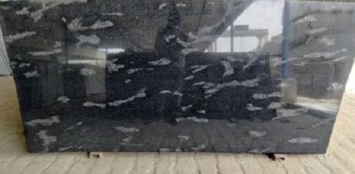 Fish Black Granite Slab - Polished Finish, Various Sizes, Black Color | Resistance to Cracking, Easy Installation, Low Maintenance