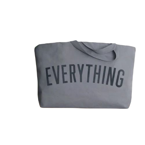 Grey Cotton Tote Bag - Customized Size Attractive Design | Lightweight Washable Long Handle Strap
