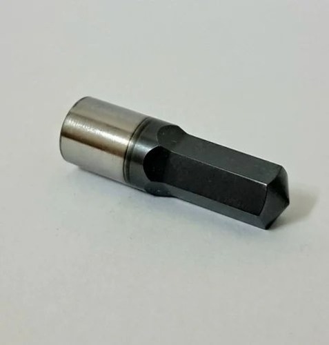 HSS Hexagonal Punch - 2 Inch, TIN Coated with Polished Finish | Ideal for Punching Applications, Precision HSS Material