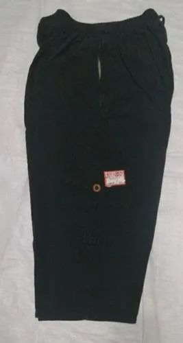 Men's Cargo Capri - Regular Fit Cotton Black | Breathable Washable Ideal for Daily Wear