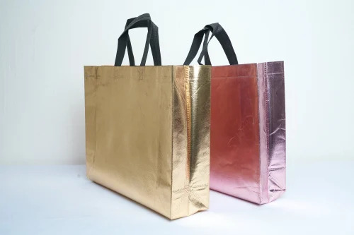 Metalized Bopp Bag - Laminated Material | Durable, Eco-Friendly, Resealable, Versatile for Shopping, Available in Various Colors