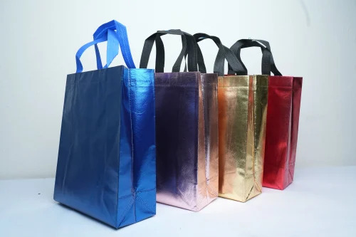 Metalized Bopp Bags - Laminated Material, Various Colors | Durable, Eco-Friendly, Resealable Design for Optimal Shopping Experience