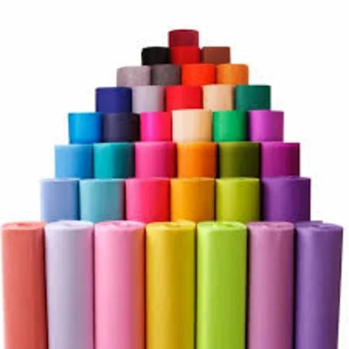 Multi-color Non Woven Fabric Roll - Durable, Eco-friendly, Shrink Resistant | Plain Texture, Multi-color, Non Woven Material