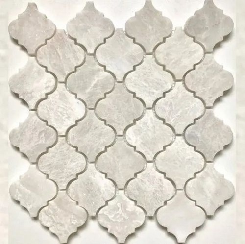Onyx Mosaic Wall Claddings - Natural Stone, 15 mm Thickness, Gloss Finish, White Color | Modern Interior Wall Cladding Solution