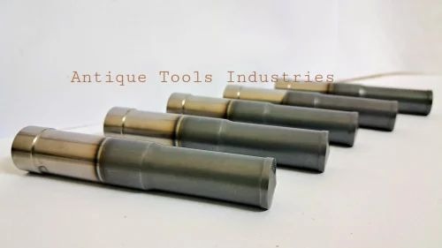 HSS Piercing Punch - 3 Inch Length, 3 mm Tip Size, Polished Finish, Yellow and Black Coating