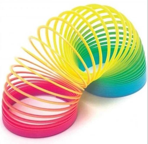 Plastic Rainbow Magic Slinky Spring Toy