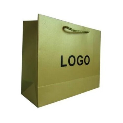 Promotional Art Paper Bag - 1kg Capacity, 500gm Pickle Green Color | Customizable Designs, Recyclable Kraft Paper, Printed Style, Rope Handles