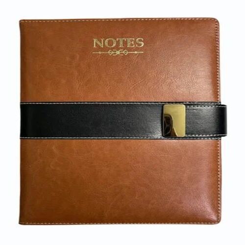 Pull On Executive Diary - Pu Leather Cover, A6 Size, 200 Pages | Customizable Features For Office Use
