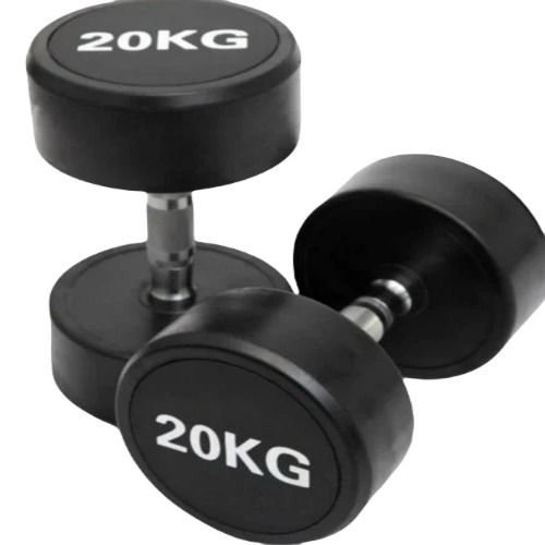 Round Rubber Dumbbell