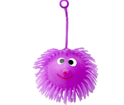 Silicon Puffer Ball - Lightweight, Portable Design | Soft Squishy Bright Smiley, Bouncy Texture, Easy Grip, Fun for Kids