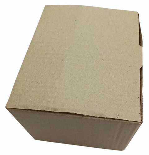 Single Wall Corrugated Box - Durable Kraft Paper for Eco-Friendly Packaging | Rectangle Shape, Brown Color, Multi-Purpose Application