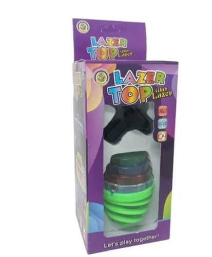 Spinning Spring Laser Top Lattu Toy