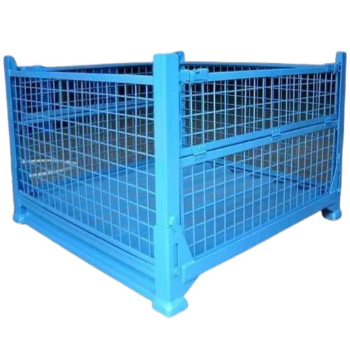 Steel Cage - Premium Quality Blue Steel Rectangle Metal Product | New Condition, Optimum Durability, Ideal for Versatile Uses