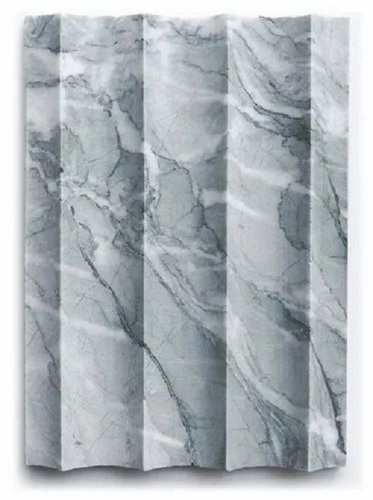 Stone Interior Wall Cladding Panels - Gloss Finish, 15mm Thickness, Grey Color, Natural Surface for Modern Interior Wall Applications