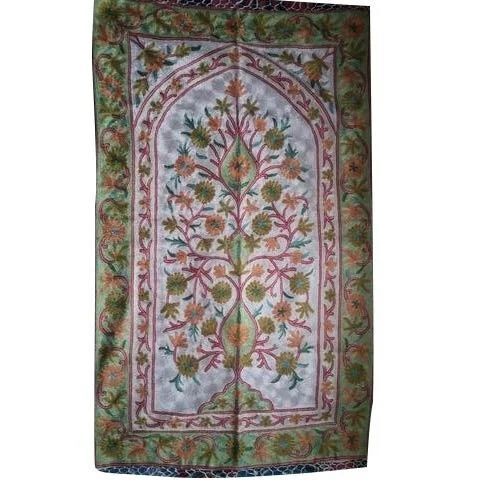 Thick Pile Embroidery Chain Stitch Rug