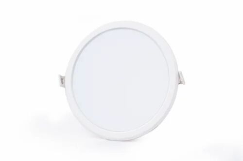 Premium 15W Round LED Panel Light - Aluminum Frame, White Color, 6500K Color Temperature | Recessed Mount, Even Light Distribution, Instant On, Shock Resistant, No Flickering, Low Power Consumption