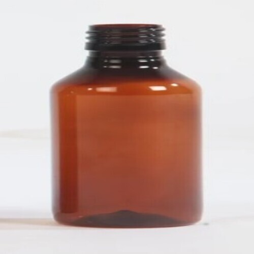 170 Ml Amber Pet Bottle - 16.5g Weight, 25mm Neck Size, Screw Cap Type | Pharmaceutical Use, Round Shape, Ideal for Syrup Storage