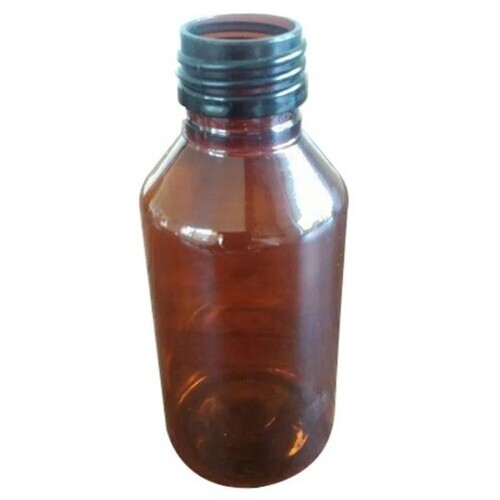 60 Ml Amber Pet Bottle - 25mm Screw Cap Neck , Round Shape with Amber Color and Medical Storage Application