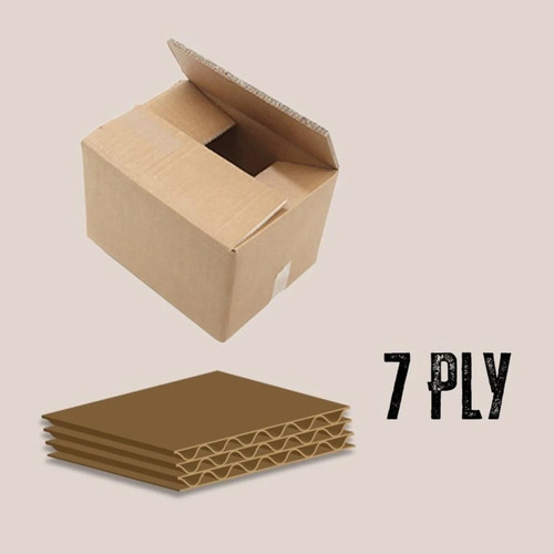7 Ply Corrugated Box - Eco-Friendly Kraft Paper Construction | Durable, Various Colors, Rectangle Shape for Personal Care, Pharmaceutical, Gift & Crafts Packaging