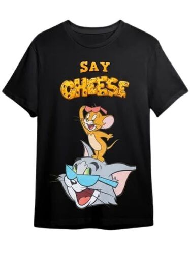 Premium Quality Multi-Color Cotton T-Shirt - Unisex O-Neck, Short Sleeves, Stretchable, Sustainable, Pre-Shrunk, Minimalist Bright Print Design