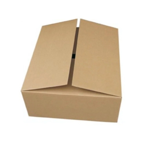 Brown Cardboard Packaging Box - Eco-Friendly Kraft Paper Various Colors Available Rectangular Shape