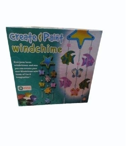 Create Paint Windchime Game - PVC Material, 12 Inch Length, Multicolored Finish | 2 Player Fun for Kids Play, Perfect for Engaging Game Sessions