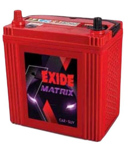 Exide Matrix Battery - 12V, Dry Charged Battery | Red, Fine Finished, Durable, Very Good Quality, Sealed Cover, 23.4 kg