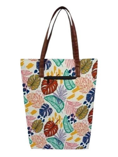Fashion Pu Tote Bag - Durable Multi-Color Design Very Good Quality Washable with Zipper Closure and Customizable Size Loop Handles