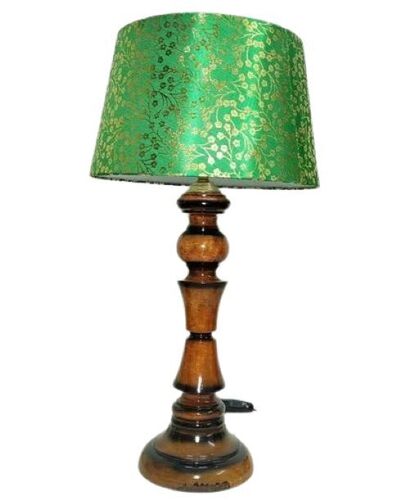 Green Round Table Lamp - Metal, Compact Size | Adjustable Height, Sturdy Base, Touch Control Dimmer, Warm Glow, Modern European Style