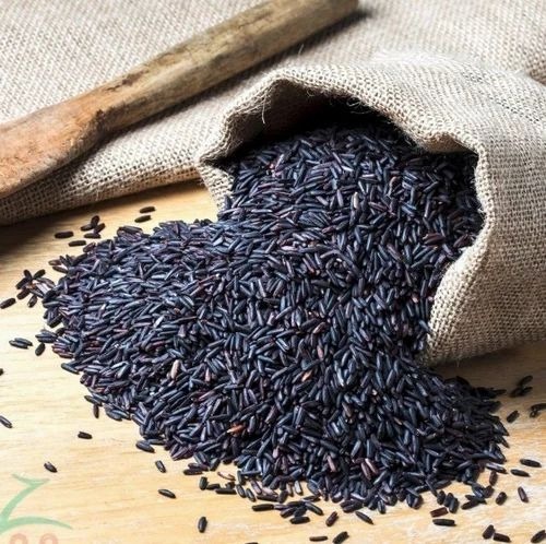 High Protein Black Rice - Organic, Dried Long Grain, FSSAI Certified | Gluten Free, No Preservatives, No Genetic Engineering, 100% Purity
