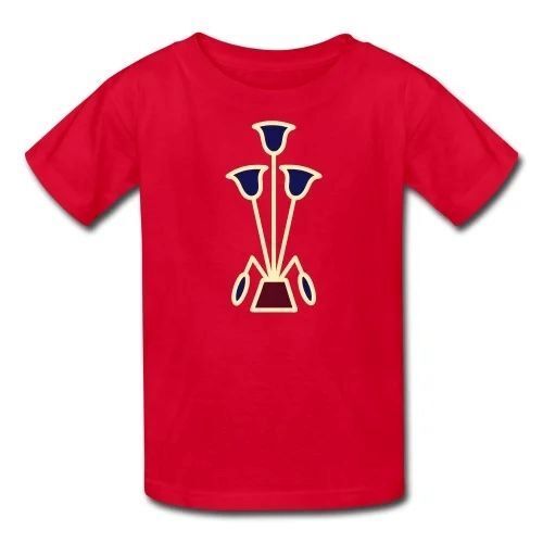 Kids Cotton T-Shirt - Premium Quality Eco-Friendly Cotton, Lightweight Feel, Quick Dry, Anti UV, Cute Prints, Tagless Neckline, Available in Red, Sizes S to Plus Size
