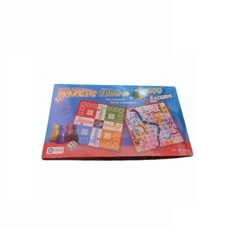 Magnetic Ludo Game - Cardboard, 30x30 Inch, Multicolor | Indoor Playing Use, Designed for 4 Players, Ideal for Residence