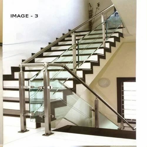 Mall Railings - Stainless Steel, Very Good Quality, Eco Friendly, Non Polished and Polished Finishing, Size as per Customer Requirements