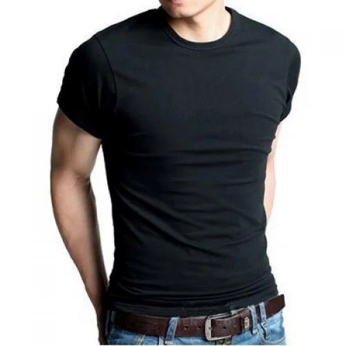 Premium Unisex Stretchable Cotton Round Neck T-shirt - Xs, S, M, Xl, Xxl, Xxxl | Non-irritating, Pre-shrunk Fabric, Bright Print, Minimalist Design, Black Color
