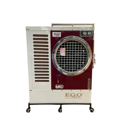 Metal Air Cooler - Tower Design with 100L Tank Capacity | Auto Fill, Inverter Compatible, Empty Tank Alarm, Honeycomb Cooling Pads, Caster Wheels