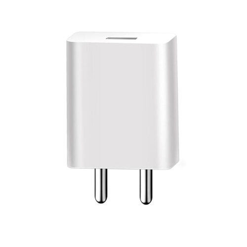 Mobile Charger Adapter - Plastic Body, Standard Size, White Color | Lightweight, Easy to Use, High Efficiency, Low Power Consumption, Shock & Heat Resistant
