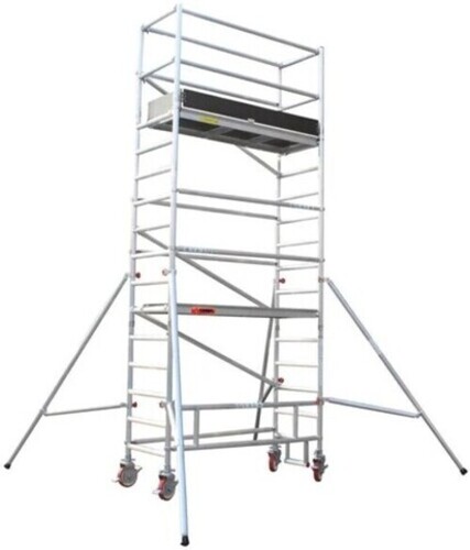 Mobile Scaffold - 45 Feet Maximum Height , Ideal for Maintenance Applications, Versatile Supported Design