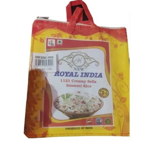 Non Woven Rice Bag - 6x9 Inch, 2kg Storage Capacity, 120GSM Thickness, Rectangular Shape, With Handle