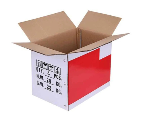 Printed Corrugated Paper Box - Kraft Paper, Eco-Friendly, Durable for Personal Care, Pharmaceutical & Gift Packaging, Rectangle Shape, Various Colors