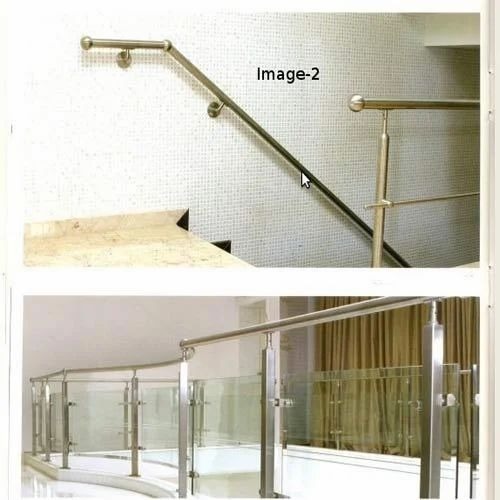 Ramp Railings - Stainless Steel, Non Polished & Polished Finishing | Eco Friendly, Custom Size, Very Good Quality
