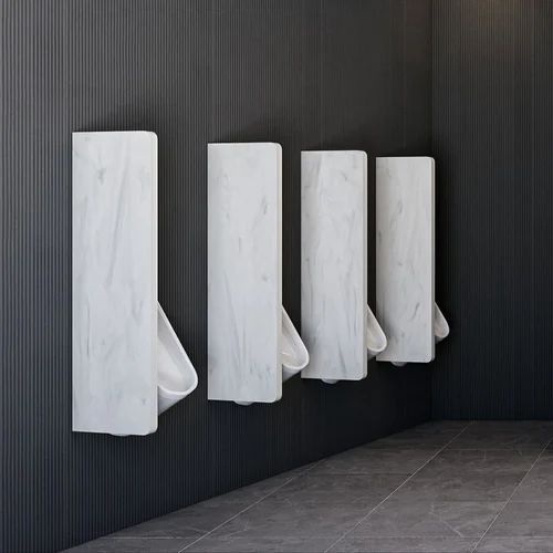 Solid Surface Urinal Divider