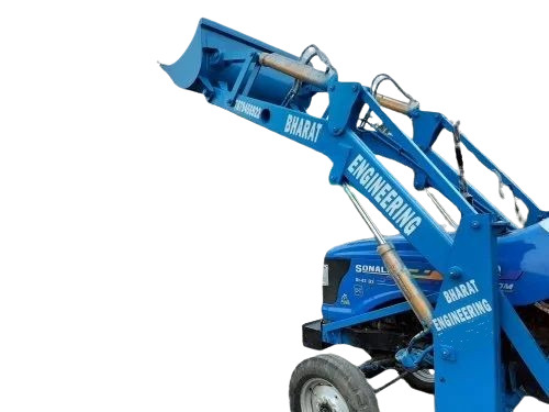 Tractor Front End Loader - Mild Steel, 2.6 Cum Capacity, Blue Color | High Efficiency, Semi Automatic Control, Durable Design, 1 Year Warranty